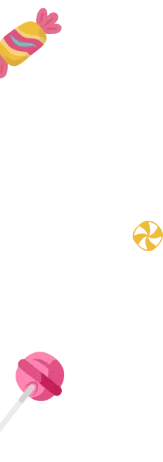 Dulces en la parte izquierda