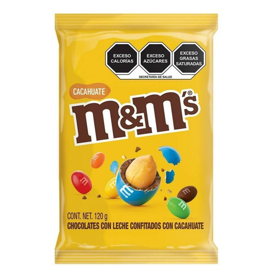 Producto - CHOCOLATE M&M CACAHUATE 120 GRS