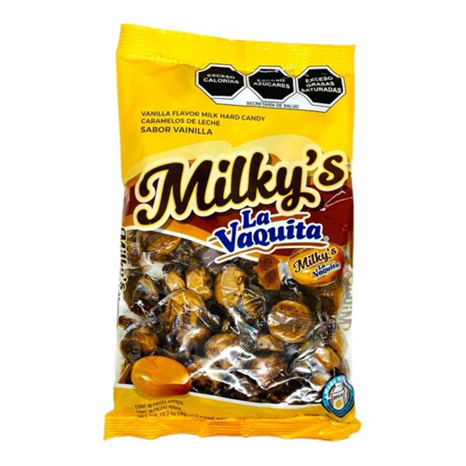 Producto - CARAMELO MILKYS VAINILLA 360 GRS