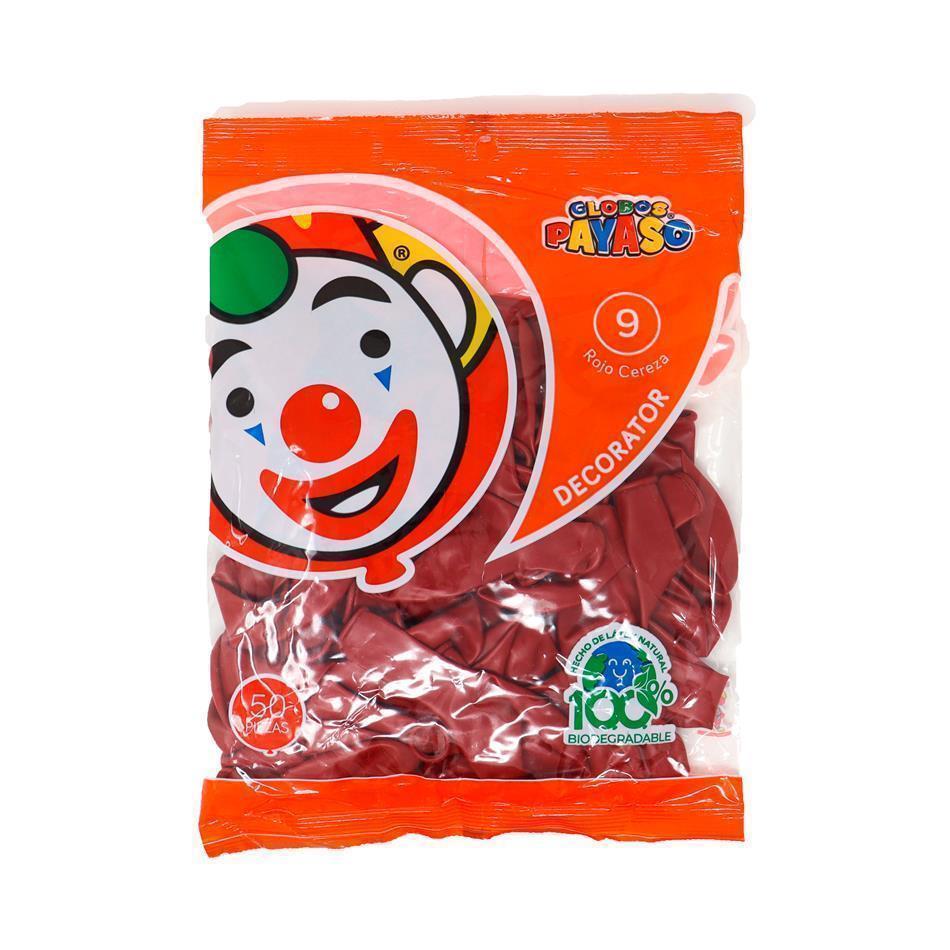 Producto - GLOBO # 9 ROJO 50 PZS