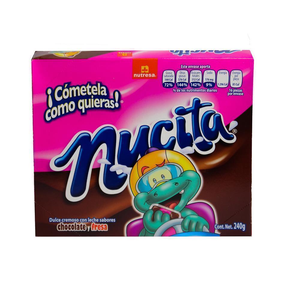 Producto - NUCITA AVELLANA/FRESA 16 PZS