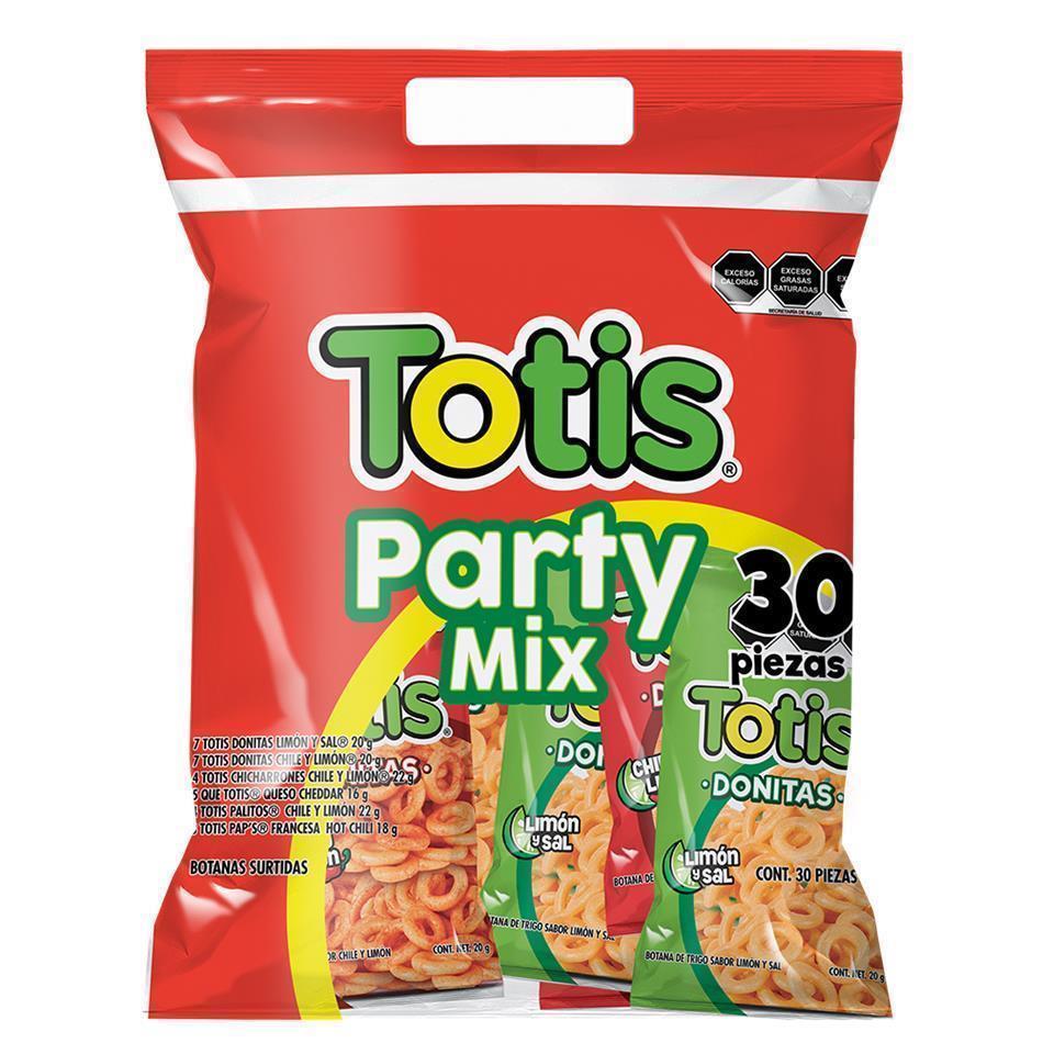 Producto - TOTIS PARTY MIX 30 PZS