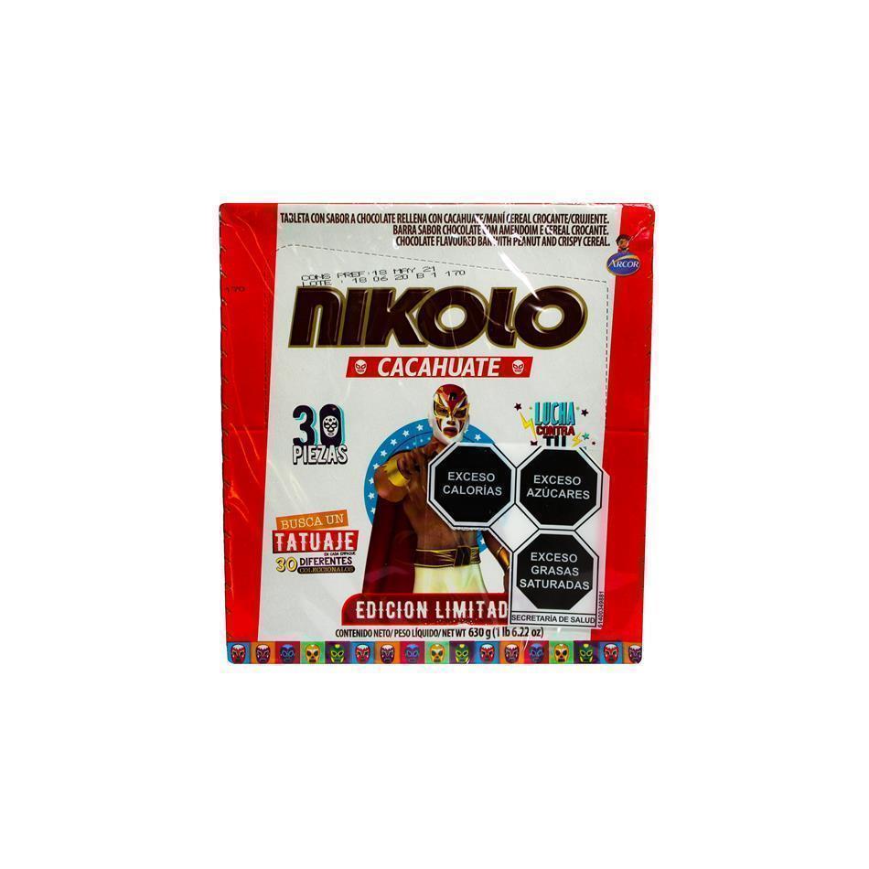 Producto - CHOCOLATE NIKOLO 30 PZS