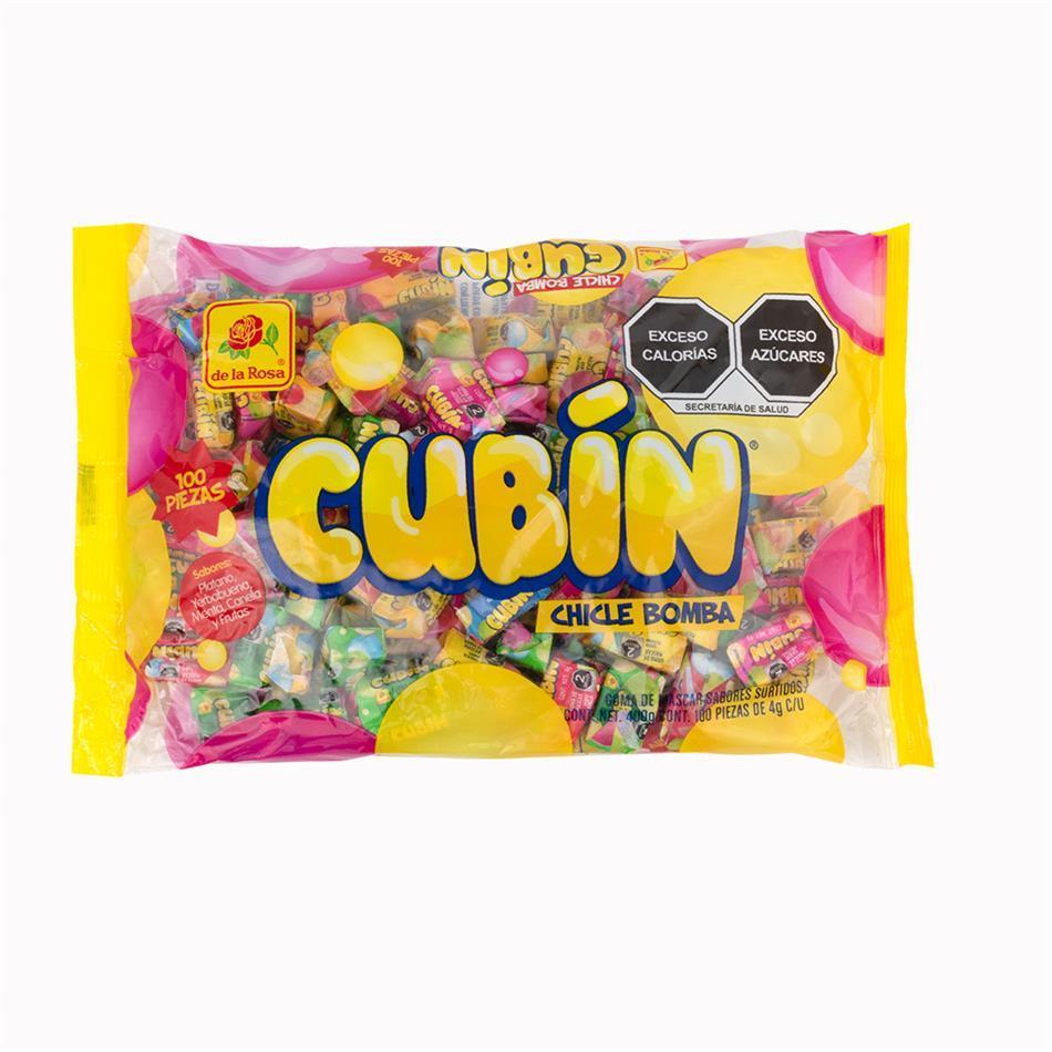 Producto - CHICLE CUBIN 100 PZS