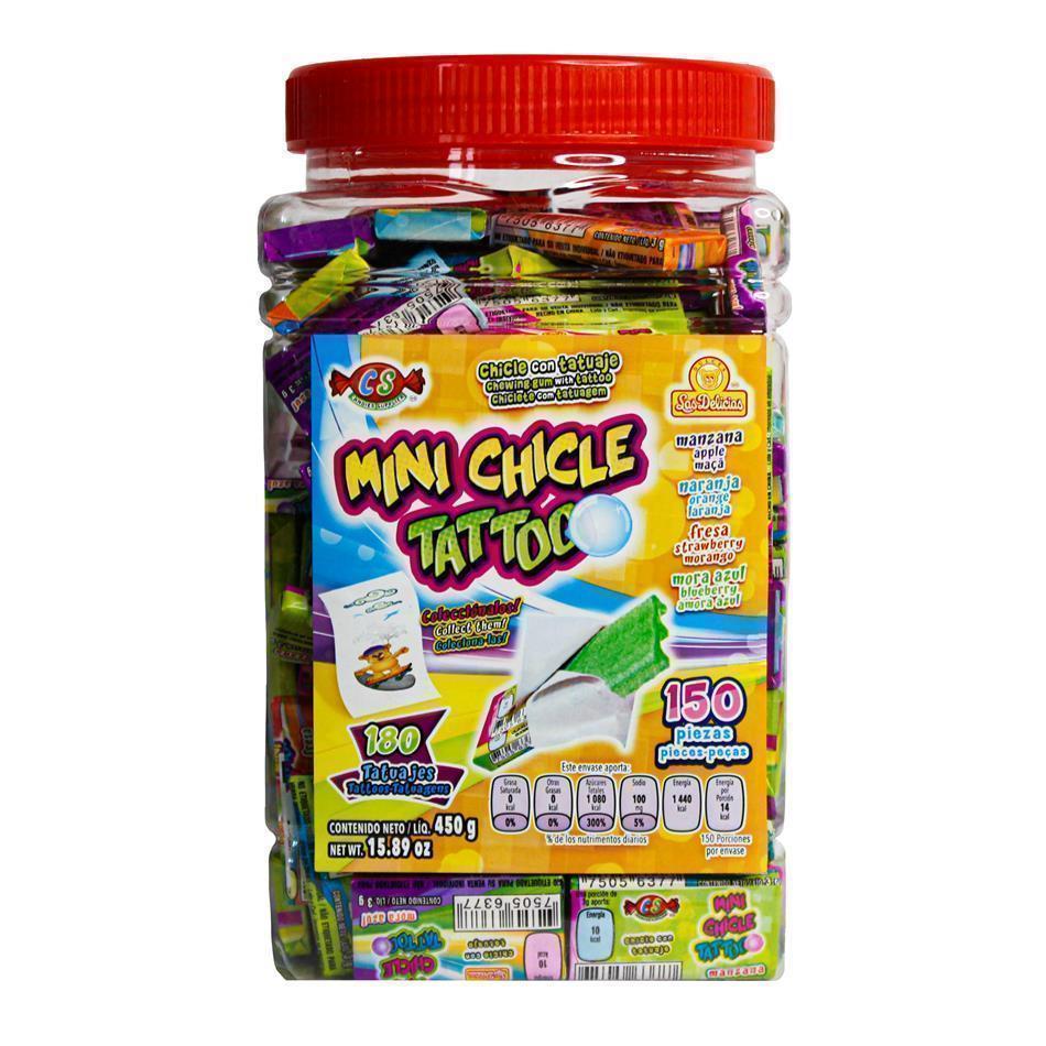 Producto - CHICLE TATTOO 150 PZS