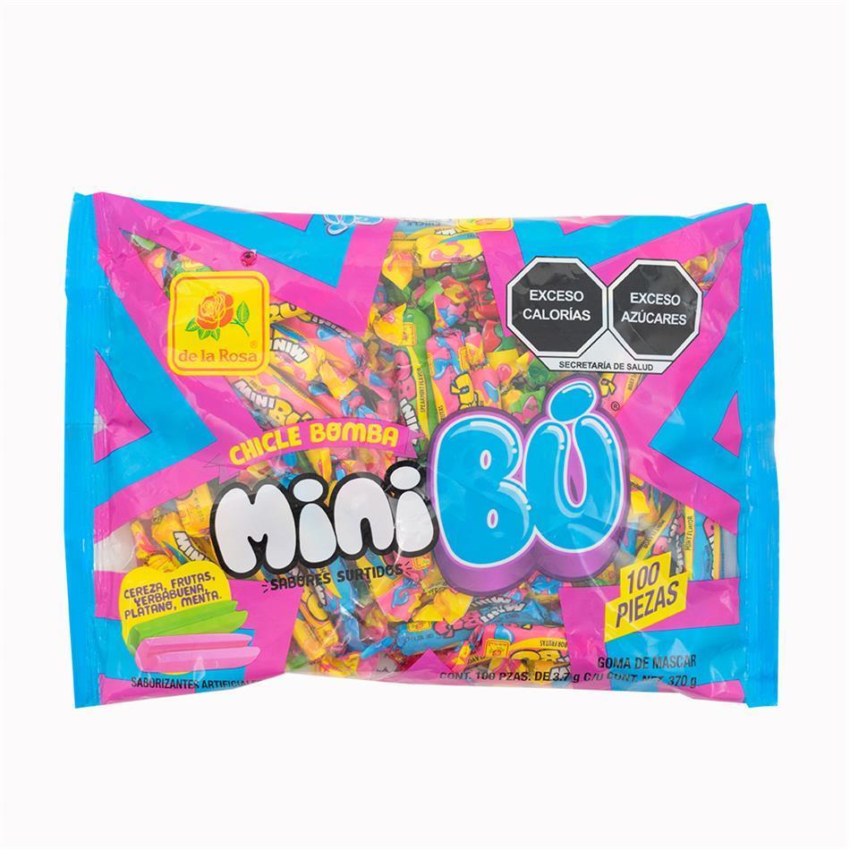 Producto - CHICLE MINI BÚ 100 PZS