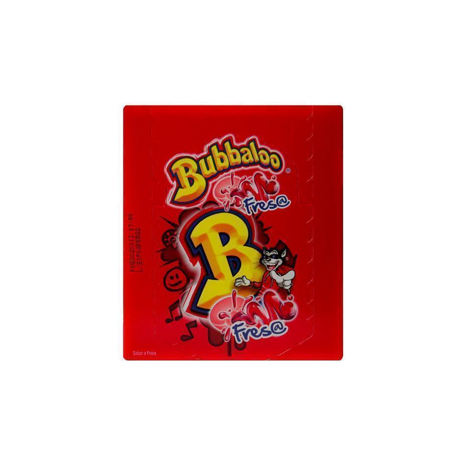 Producto - CHICLE BUBBALOO FRESA 50 PZS