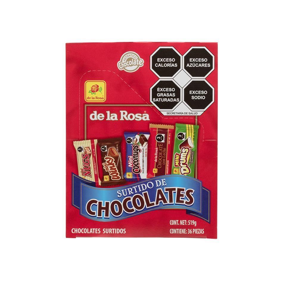 Producto - CHOCOLATE MINI SURTIDO 36 PZS