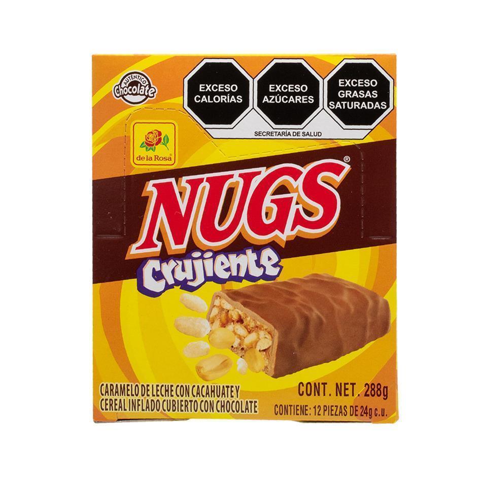 Producto - CHOCOLATE NUGS CRUJIENTE 12 PZS