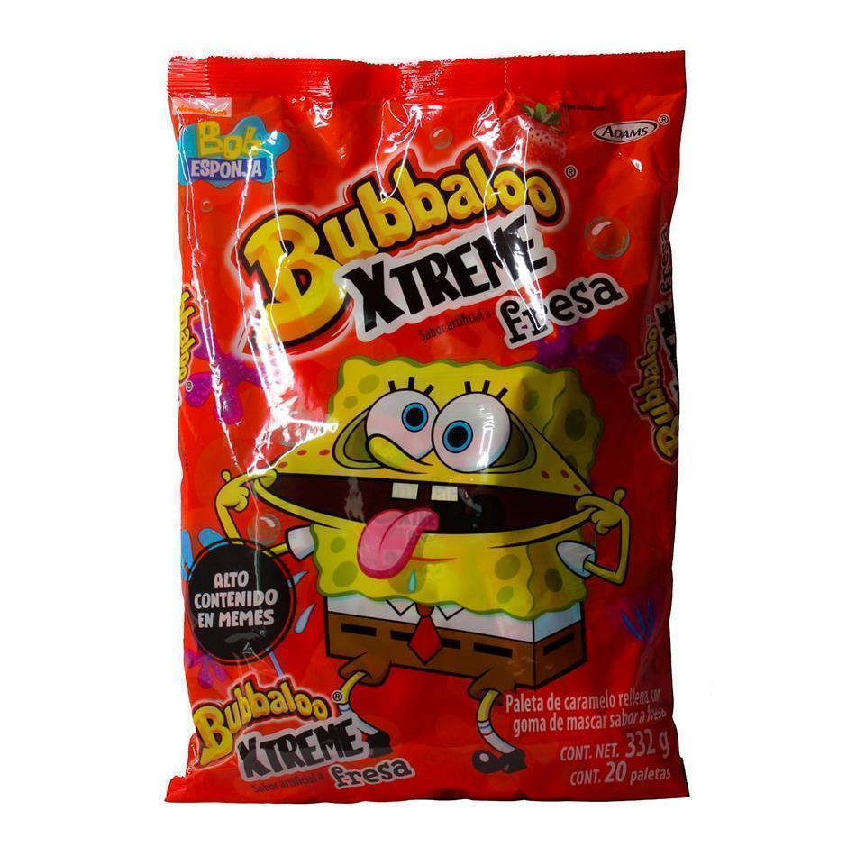 Producto - PALETA BUBBAXTREME FRESA 20 PZS