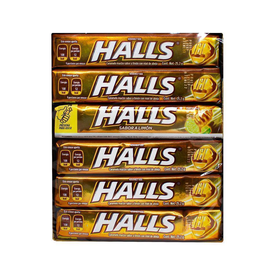 Producto - PASTILLA HALLS MIEL 12 PZS