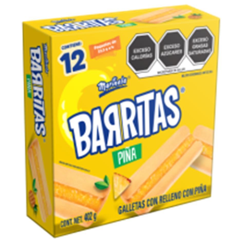 Producto - GALLETA BARRITA PIÑA 12 PZS