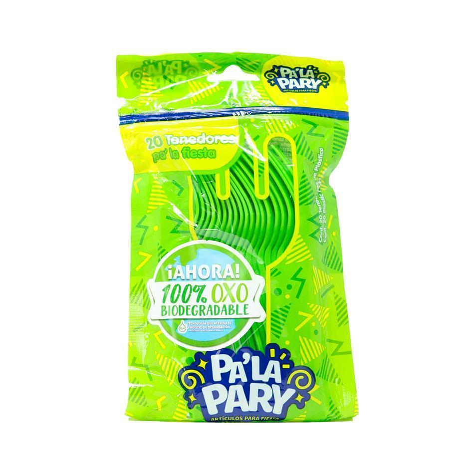 Producto - TENEDOR PA ´ LA PARY VERDE KIWI 20 PZ
