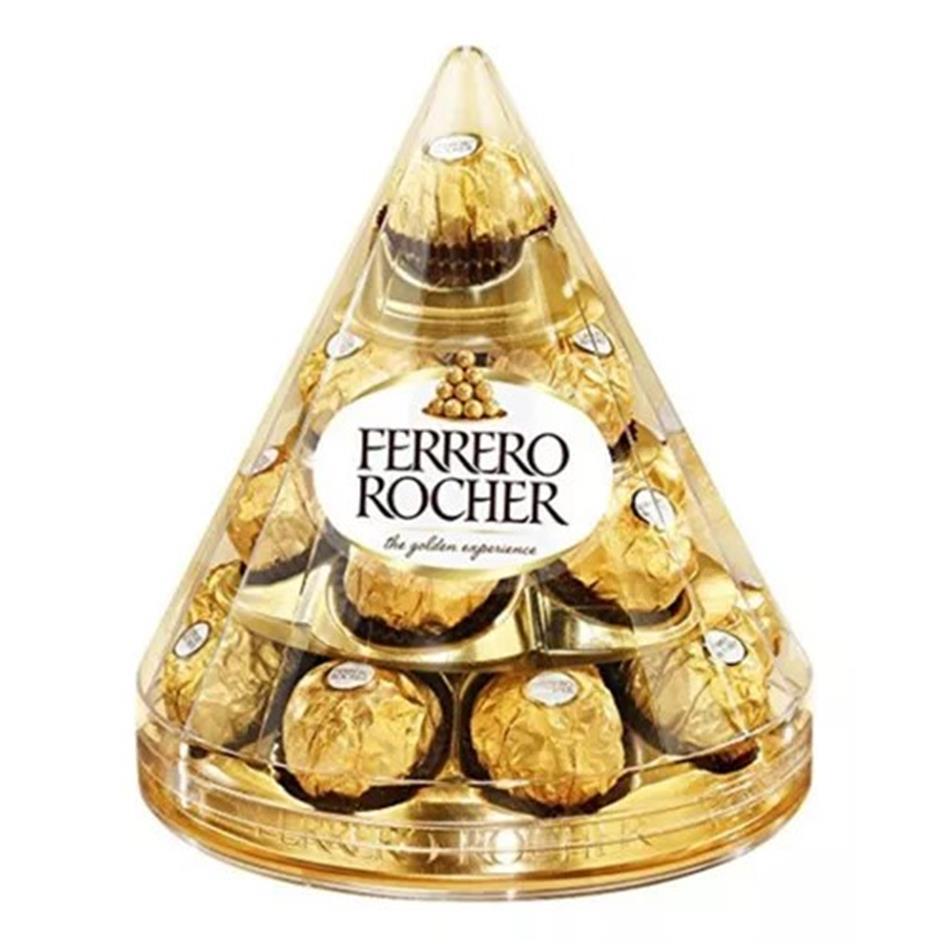 Producto - FERRERO ROCHER CONO 17 PZS