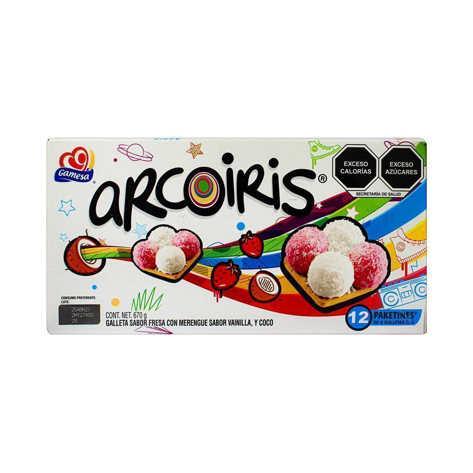 Producto - GALLETA ARCOIRIS 12 PZS