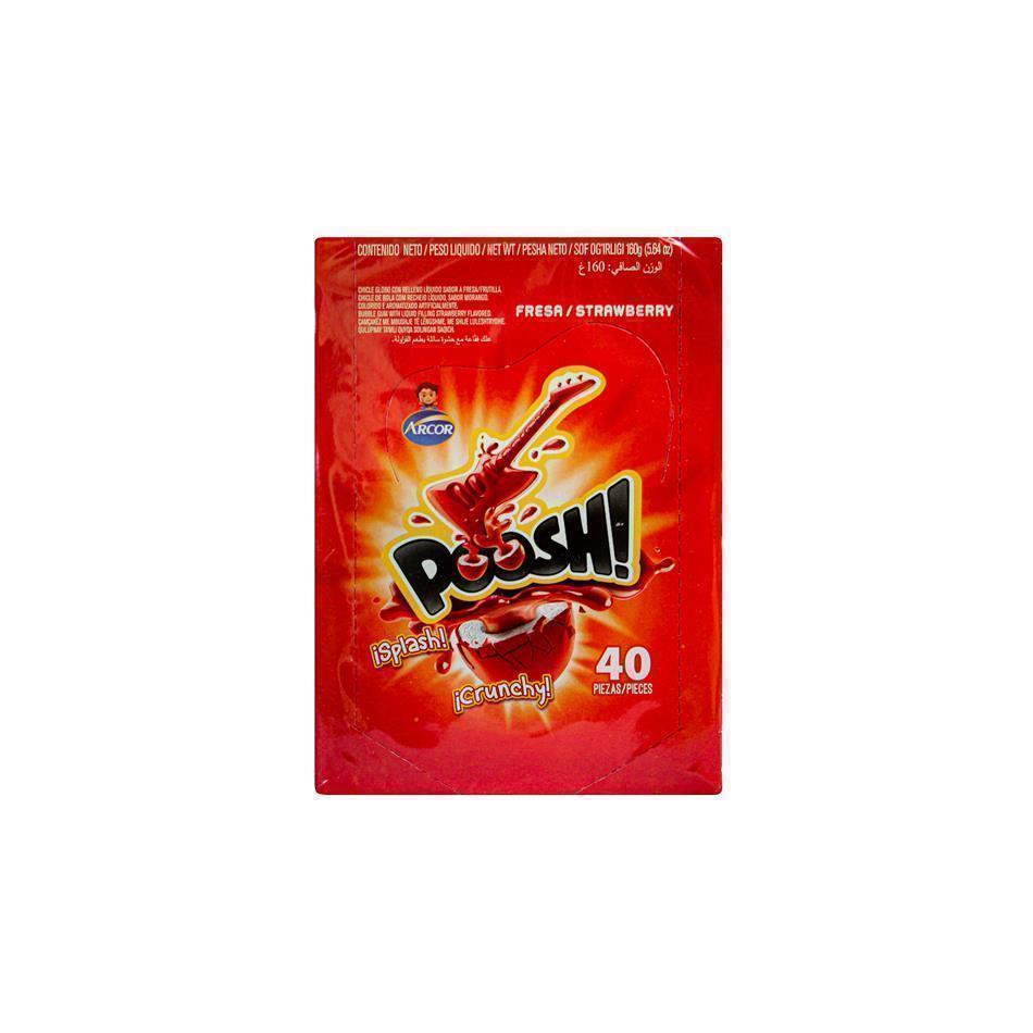 Producto - CHICLE POOSH FRESA 40 PZS