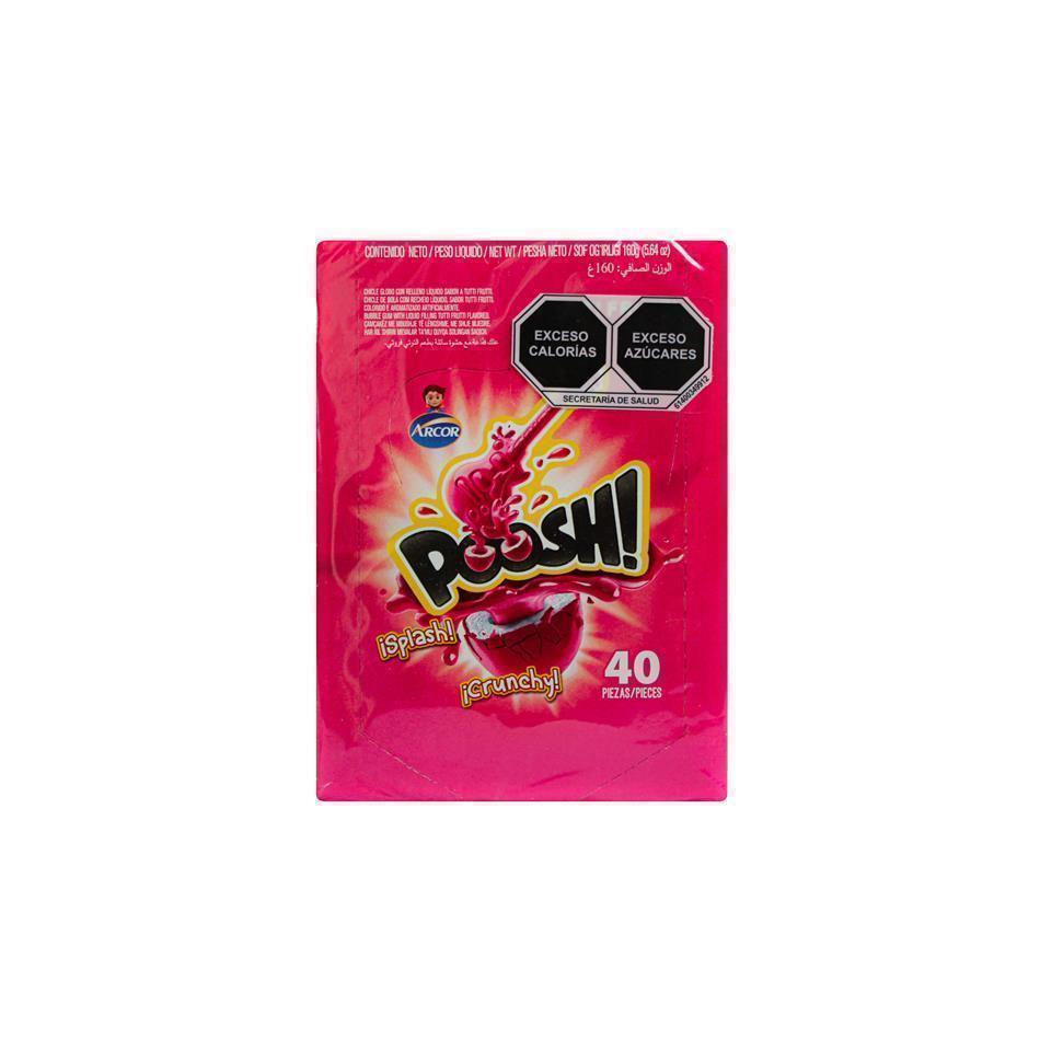 Producto - CHICLE POOSH TUTI-FRUTTI 40 PZS