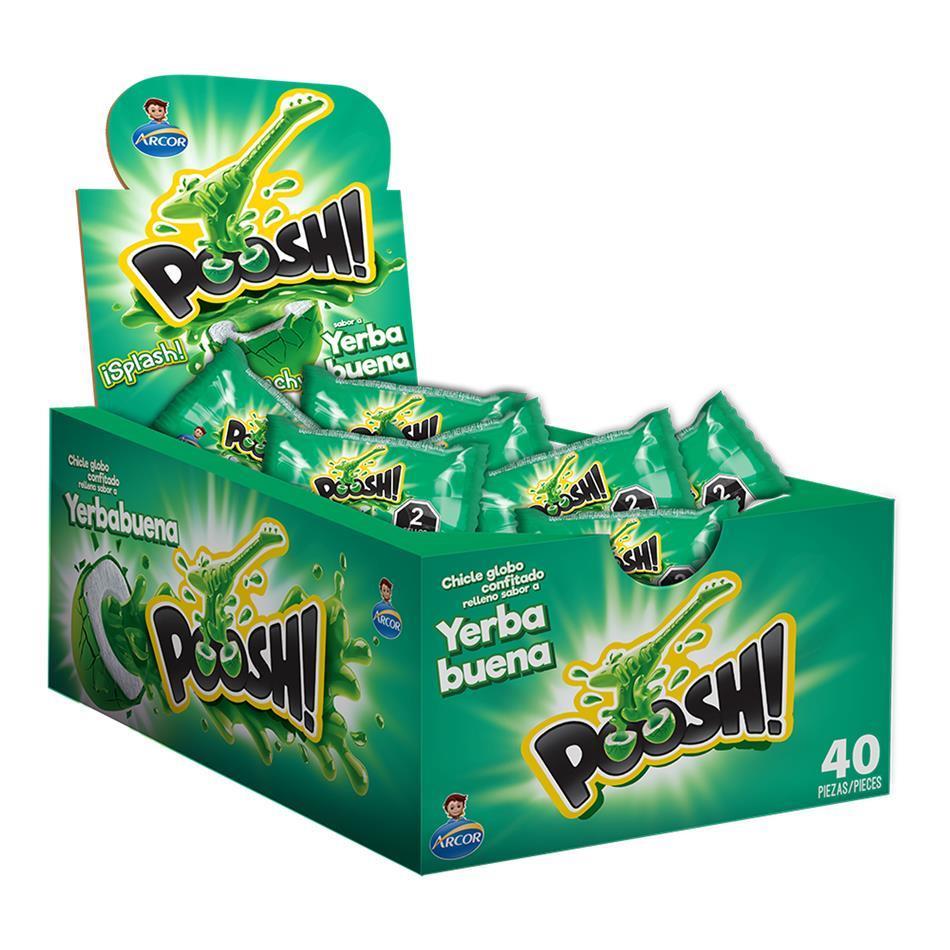 Producto - CHICLE POOSH YERBABUENA 40 PZS