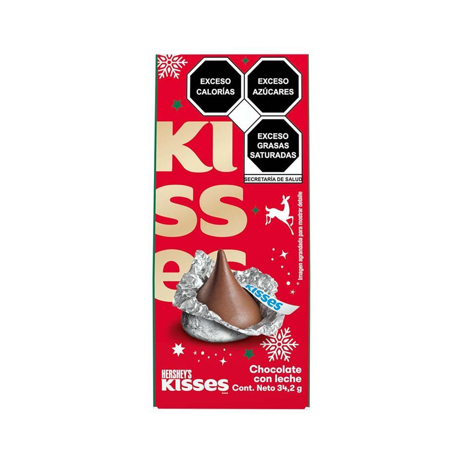 Producto - KISSES LECHE NAVIDAD 34.2 GR