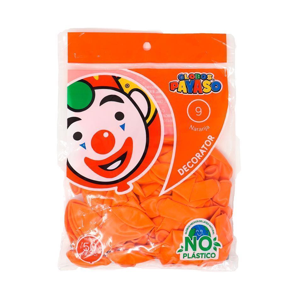 Producto - GLOBO # 9 NARANJA SOL 50 PZS