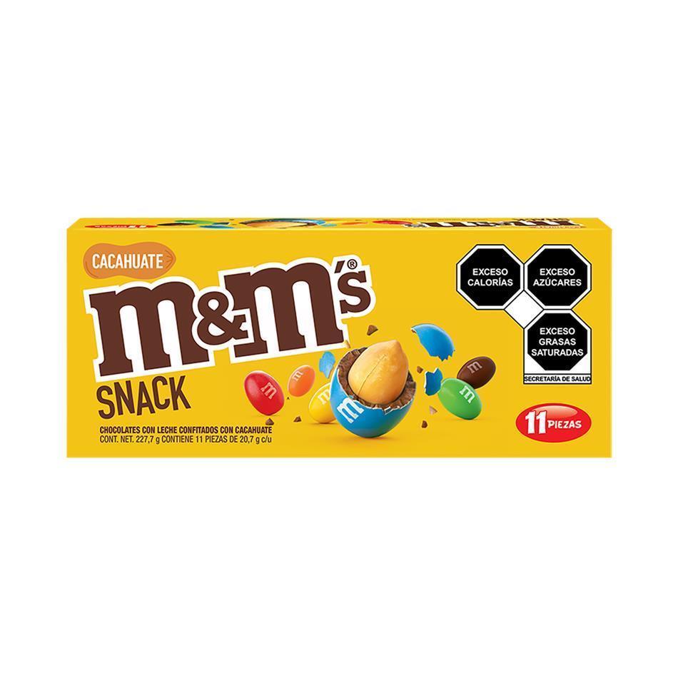 Producto - M&M CACAHUATE SNACK 11 PZS